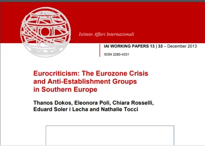 Eurocriticism: The Eurozone Crisis and Anti-Establishment Groups in Southern Europe