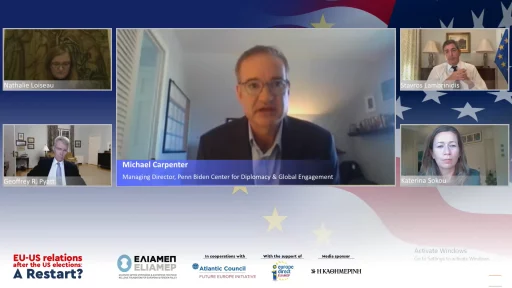 EU-US relations after the US elections: A Restart? (Video)