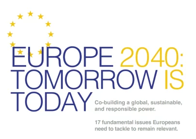 “Europe 2040: Tomorrow is today”, Report by the European Conclave – Loukas Tsoukalis