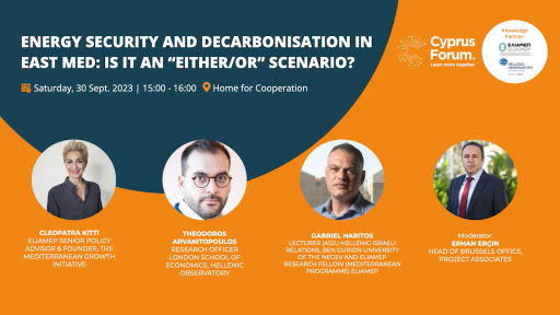 Energy security and decarbonisation in the East Med: is it an ‘either/or’ scenario?