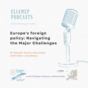 Europe’s foreign policy: Navigating the Major Challenges – Dr Steven Everts